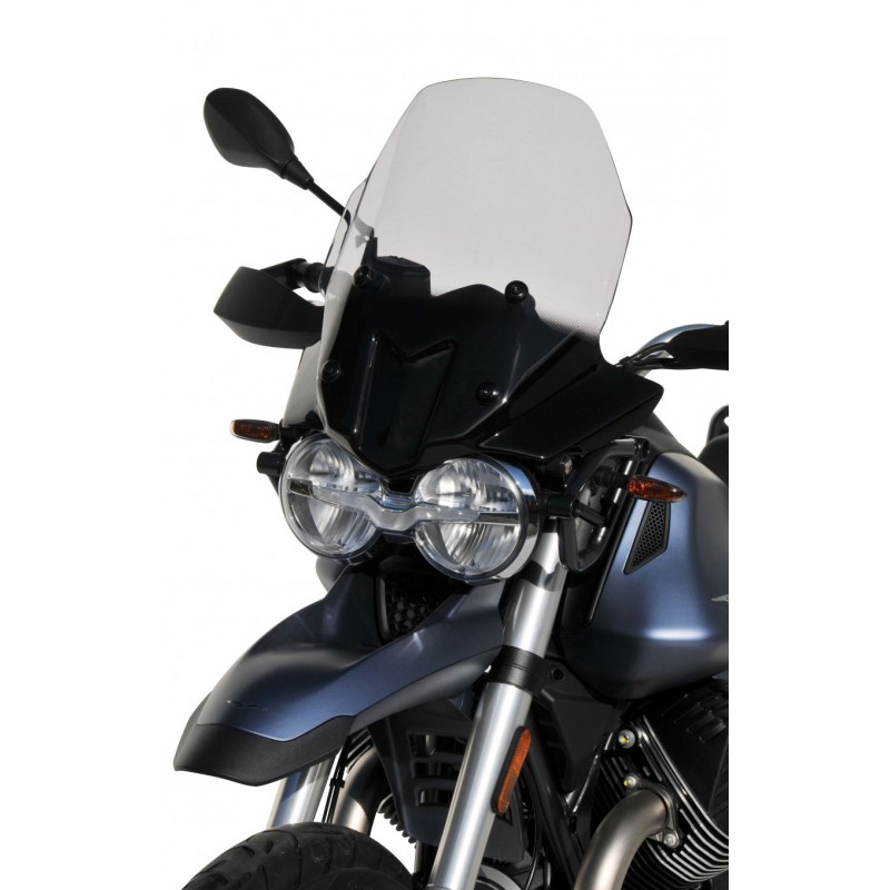 Cupolino Alto Ermax Per Suzuki GSR 600 2006-2011, Fume Nero Chiaro - Altezza 25 Cm, Plug And Play