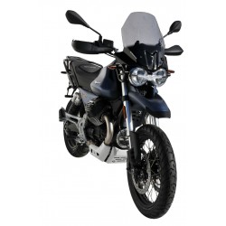 CUPOLINO PARABREZZA MAGGIORATO ALTO (48cm) GUZZI V85 TT 2019-2020-2021-2022 GRIGIO CHIARO PRODOTTO BY ERMAX