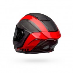 Casco moto integrale Bell Race Star Flex DLX Tantrum 2 Matte/Gloss Black/Red