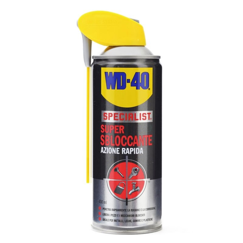 WD-40 Specialist - Super Sbloccante Lubrificante Spray Azione Rapida con Sistema Doppia Posizione - 400 ml