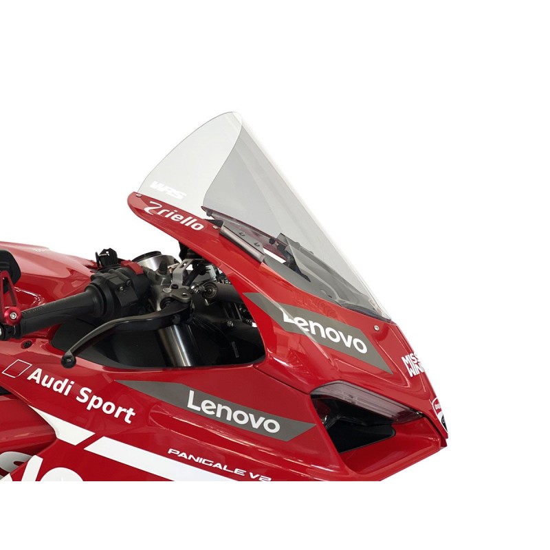 DUCATI PANIGALE V4 S 2018-2019 CUPOLINO RACE ALTO +4,5CM COLORE TRASPARENTE WRS