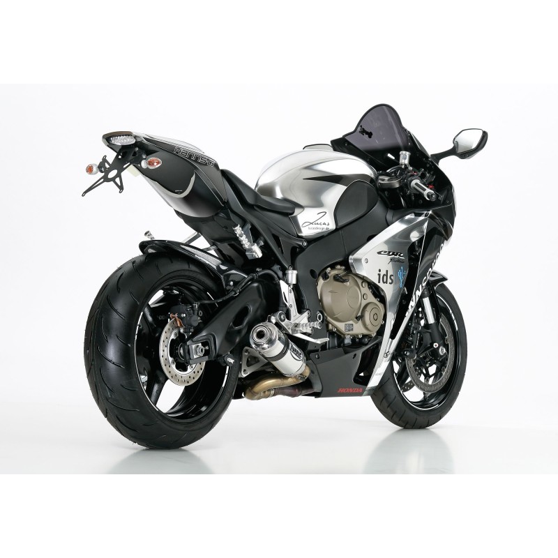 HURRIC Supersport silver exhaust for HONDA CBR 1000 RR 2012-2013