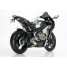 HURRIC Supersport silver exhaust for HONDA CBR 1000 RR 2012-2013