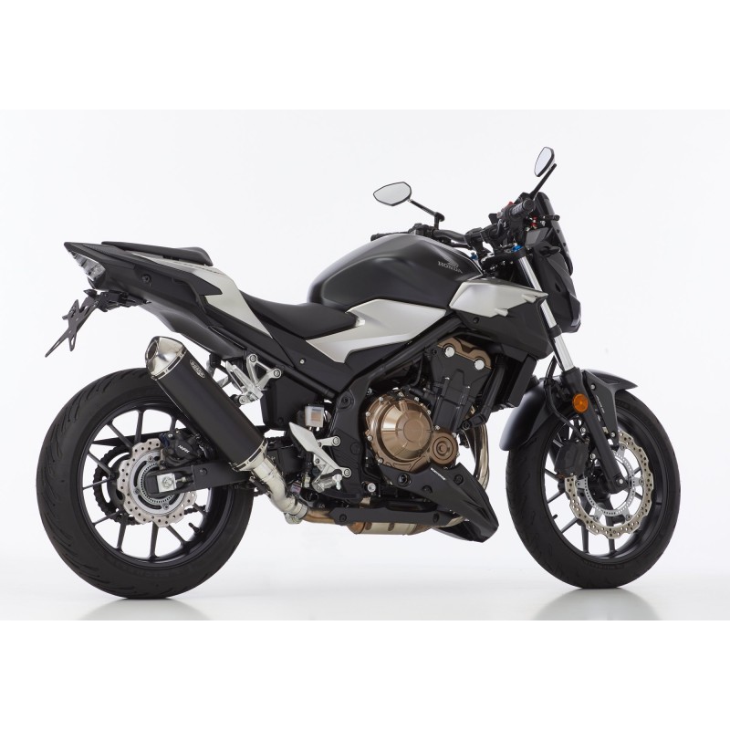 Scarico SHARK DSX-5 argento per HONDA CBR 500 R 2019-2024