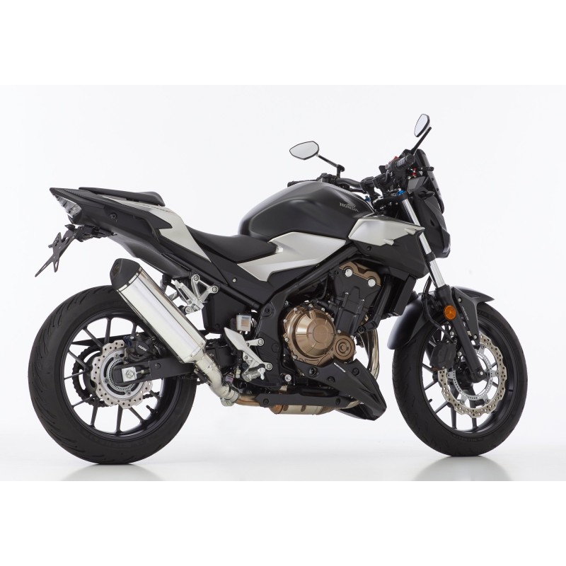 SHARK DSX-5 schwarzer Auspuff für HONDA CBR 500 R 2019-2024