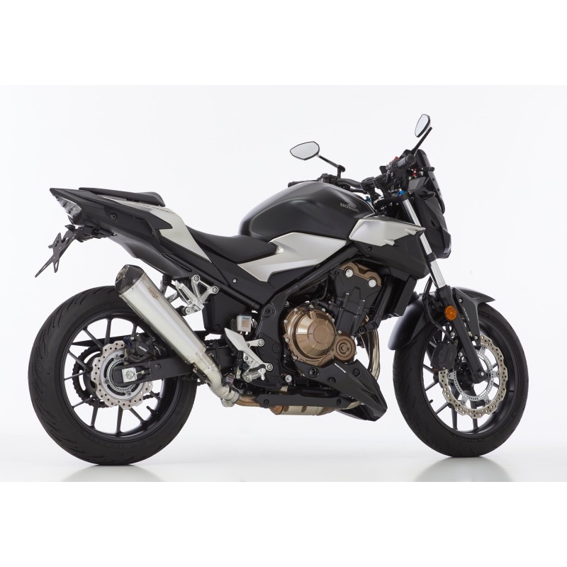 Scarico SHARK DSX-7 argento per HONDA CBR 500 R 2019-2024