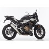 SHARK DSX-7 silberner Auspuff für HONDA CBR 500 R 2019-2024