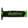 MANOPOLE DOMINO NERO/VERDE CROSS ENDURO OFFROAD A26041C4440A7-0 DIAMETRO 22