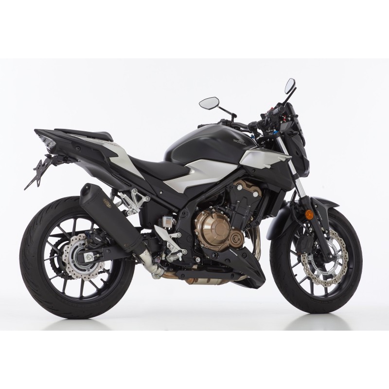 Scarico SHARK DSX-10 nero opaco per HONDA CBR 500 R 2019-2023