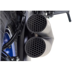Scarico HURRIC Pro 2 GP nero opaco per HONDA CBR 500 R 2019-2024