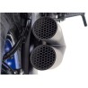 Scarico HURRIC Pro 2 GP nero opaco per HONDA CBR 500 R 2019-2024