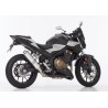 Scarico HURRIC Supersport argento per HONDA CBR 500 R 2019-2024