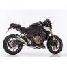 SHARK SRC 4 silberner Auspuff für HONDA CBR 650 R 2019-2020