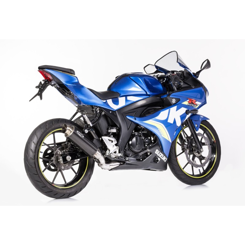 SHARK SRC 4 black exhaust for SUZUKI GSX-R 125 2017-2021