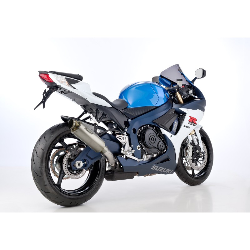 Scarico SHARK SRC 4 argento per SUZUKI GSX-R 600 2011-2016