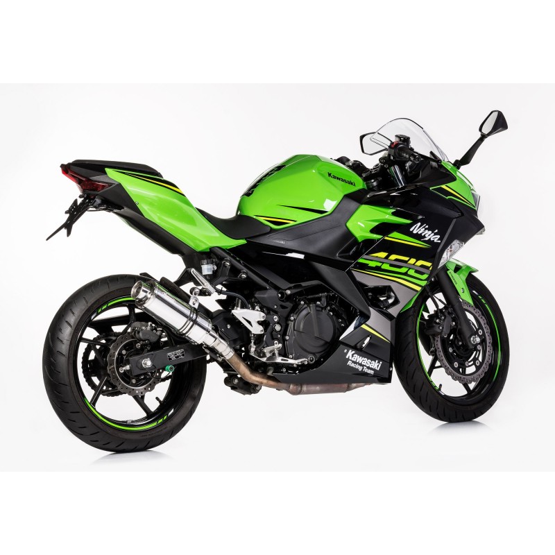 Scarico HURRIC Supersport argento per KAWASAKI NINJA 400 2018-2021