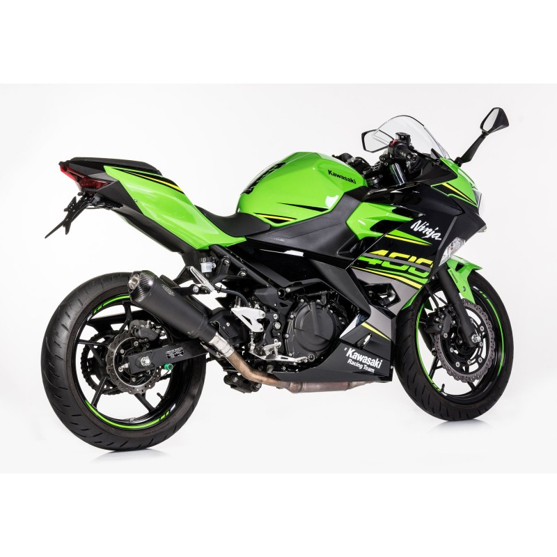 Scarico SHARK DSX-7 nero opaco per KAWASAKI NINJA 400 2018-2021