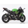 SHARK SRC 4 schwarzer Auspuff für KAWASAKI ZX-6R 2019-2020
