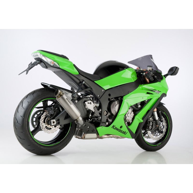 Scarico SHARK SRC 4 argento per KAWASAKI ZX-10R 2008-2010