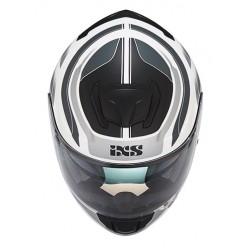 Casco IXS per moto e scooter integrale colore bianco - grigio - nero opaco