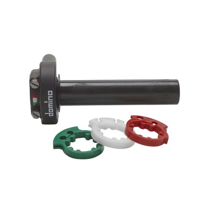 Domino street racing throttle control for r3 Mod. XM2 Desmodromic without knob for R3 in Black Aluminum