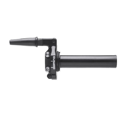 Domino Road racing throttle control in aluminum without knob with adjuster