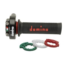 Domino comando gasracing stradale XM2 CON MANOPOLA calzata Materiale Alluminio nero