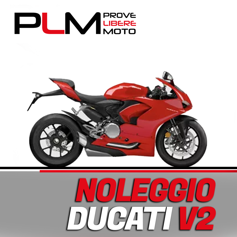 noleggio e prova ducati v2 in pista