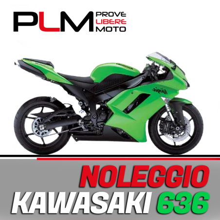 KAWASAKI NINJA 636 VERMIETUNG AUF DER RENNSTRECKE – SPUR INKLUSIVE