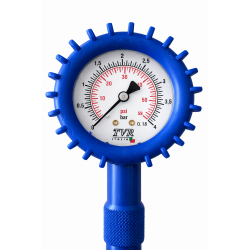TVR professionelles Manometer blaues Zifferblatt Durchmesser 63 mm