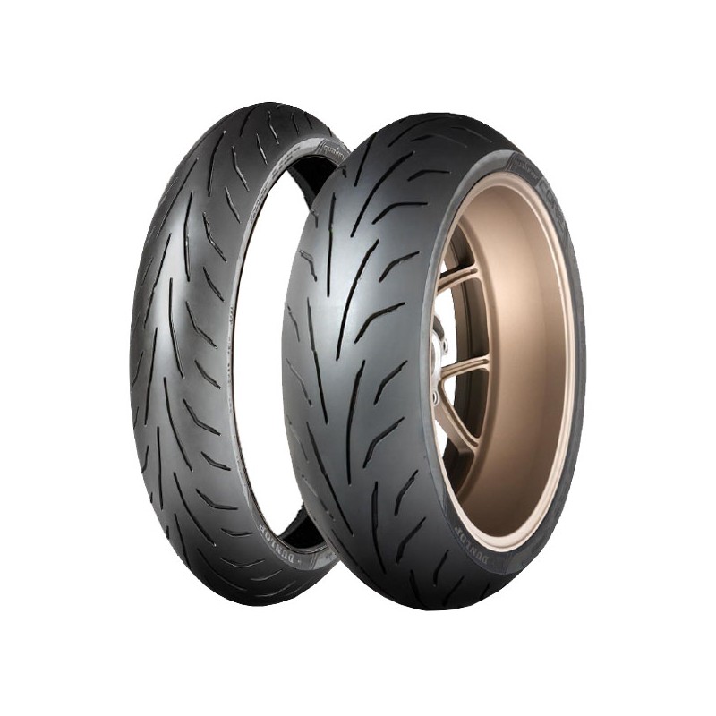 Dunlop qualifier core 120/70R17(55W) + 180/55R17(73W) - DOT 2026