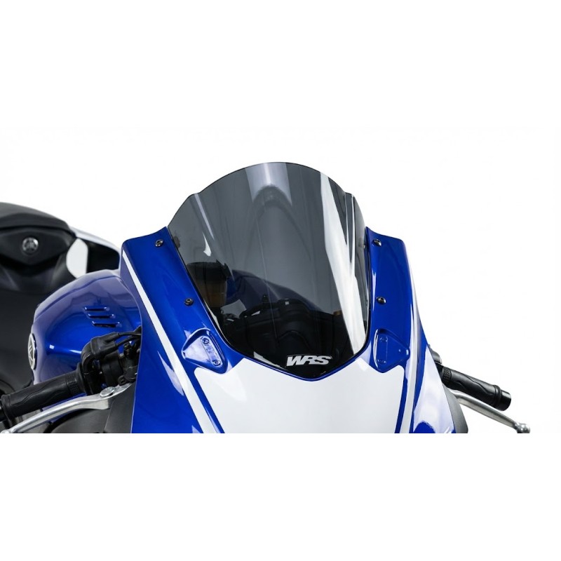 YAMAHA R6 2017-2024 CUPOLINO RACE ALTO (+5cm) COLORE FUME' WRS