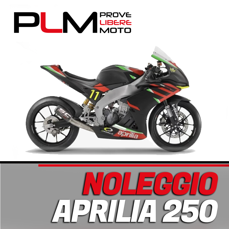 NOLEGGIO APRILIA 250SP IN PISTA - PISTA INCLUSA