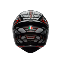 AGV K1 S LION BLACK/GREY/RED INTEGRALHELM