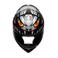 AGV K1 S LION BLACK/GREY/RED INTEGRALHELM