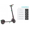 MONOPATTINO ELETTRICO E-SCOOTER 250 W PIEGHEVOLE, IDEALE PER MUOVERSI NEL PADDOCK